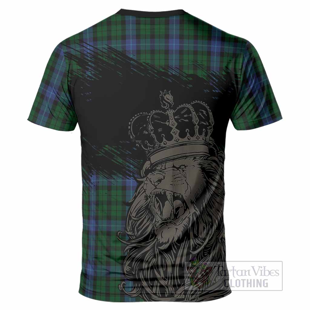 MacIntyre (McIntyre) Tartan Crest T-Shirt Crowned Lion Heritage Style