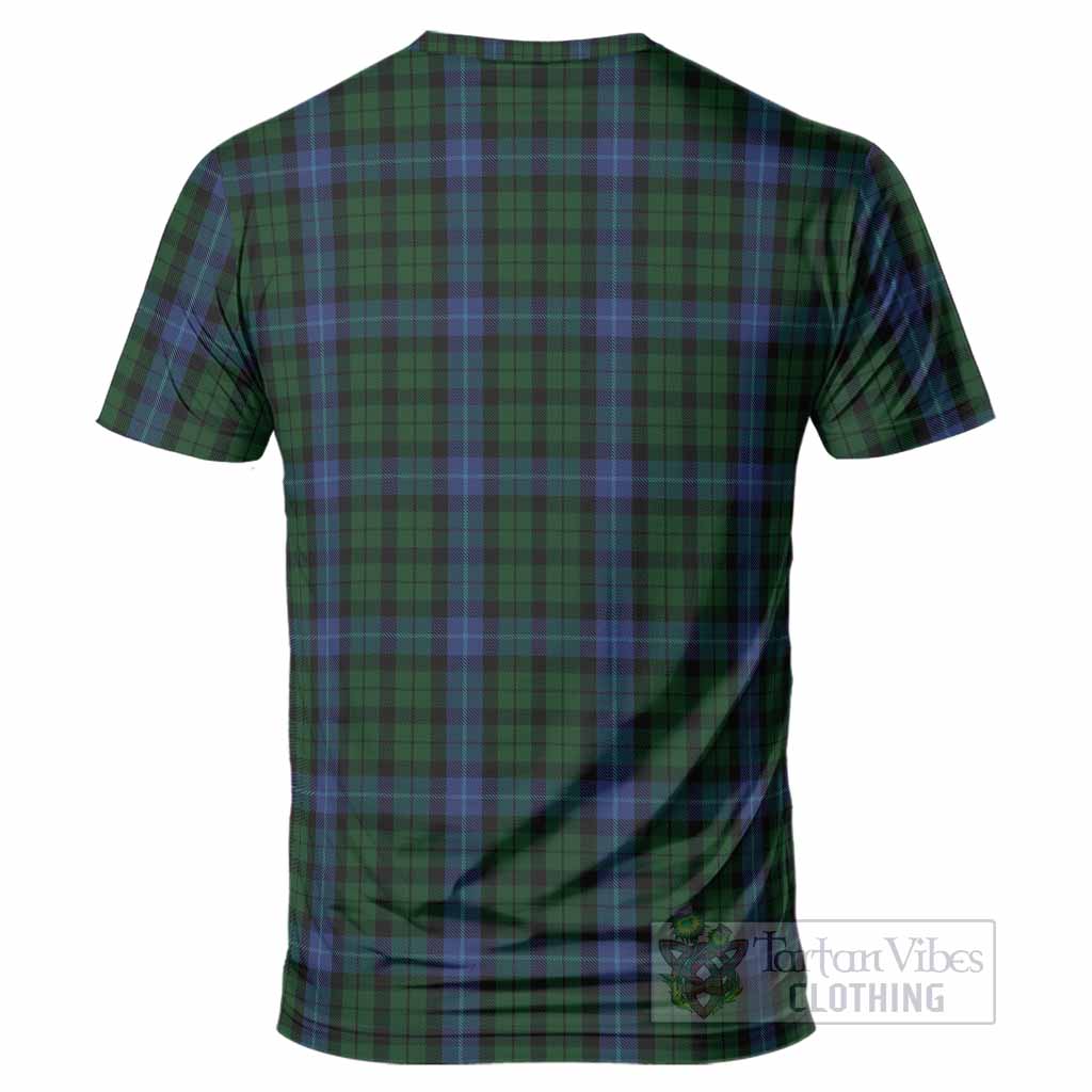 MacIntyre (McIntyre) Tartan Crest T-Shirt Ferocious Lion Style