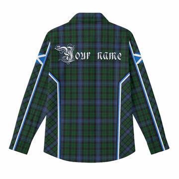 MacIntyre (McIntyre) Tartan Crest Women Casual Shirt Scotland Coat of Arm Flag Style - Tartan Vibes Clothing