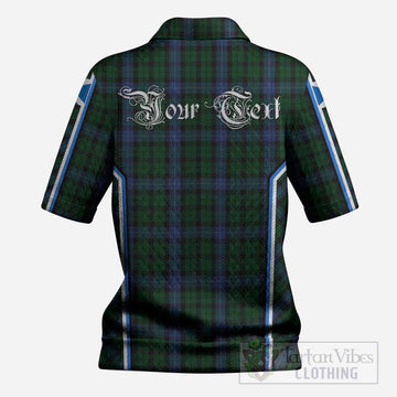 MacIntyre (McIntyre) Tartan Crest Women’s Polo Sweater Top Scotland Coat of Arm Flag Style