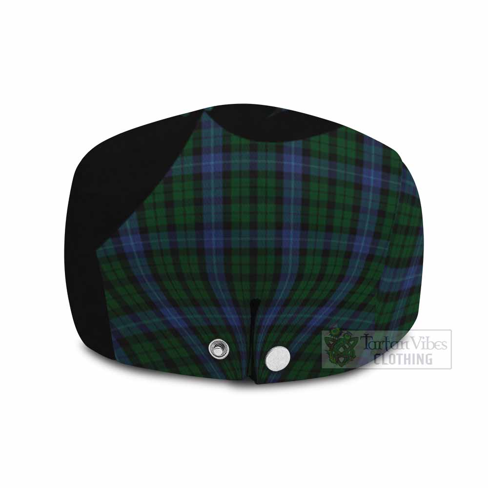 MacIntyre (McIntyre) Tartan Family Crest Flat Cap, Jeff Cap Scotland Thistle Floral
