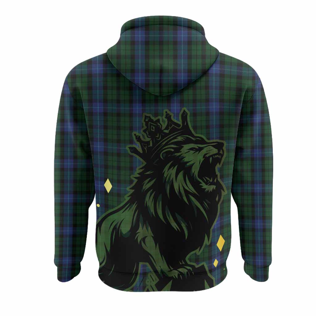 MacIntyre (McIntyre) Tartan Family Crest Hoodie Crowned Lion Roaring