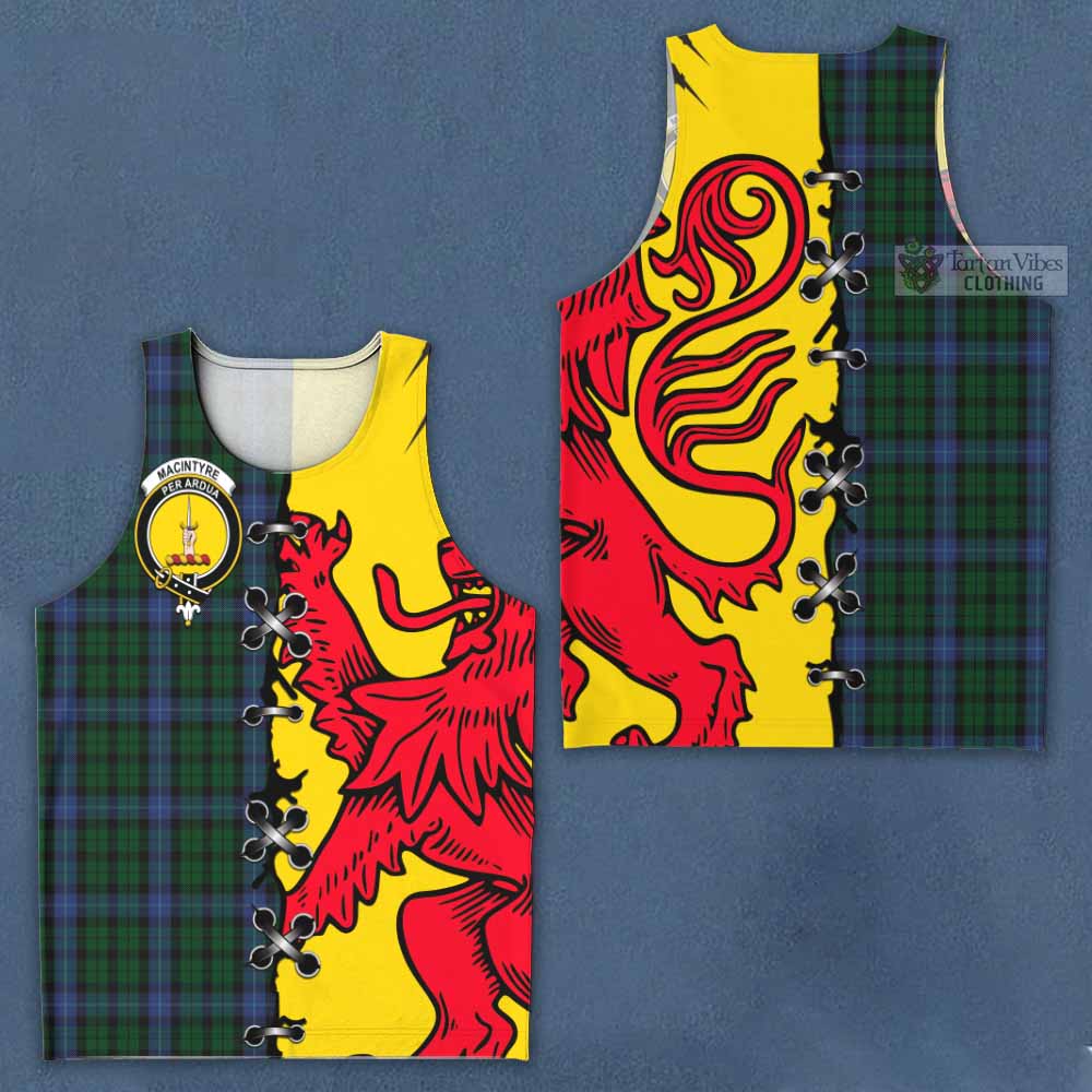 MacIntyre (McIntyre) Tartan Family Crest Men Tank Top Lion Rampant Honor - Tartan Vibes Clothing