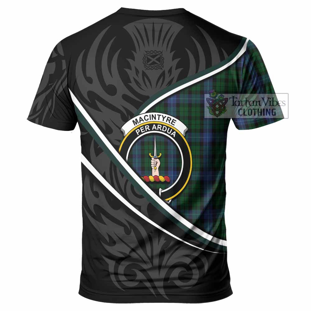 MacIntyre (McIntyre) Tartan Family Crest T-shirt Celtic Scottish Thistle Floral - Tartan Vibes Clothing