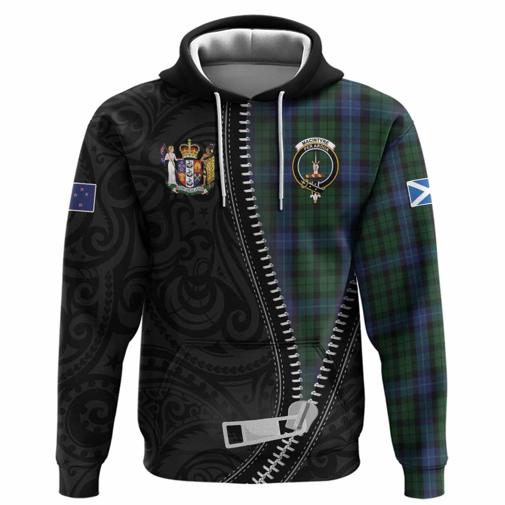 MacIntyre (McIntyre) Tartan Hoodie New Zealand Pattern Unique Zipper Stylized