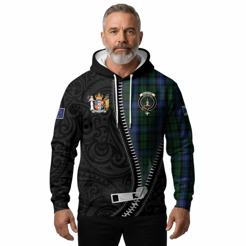 MacIntyre (McIntyre) Tartan Hoodie New Zealand Pattern Unique Zipper Stylized