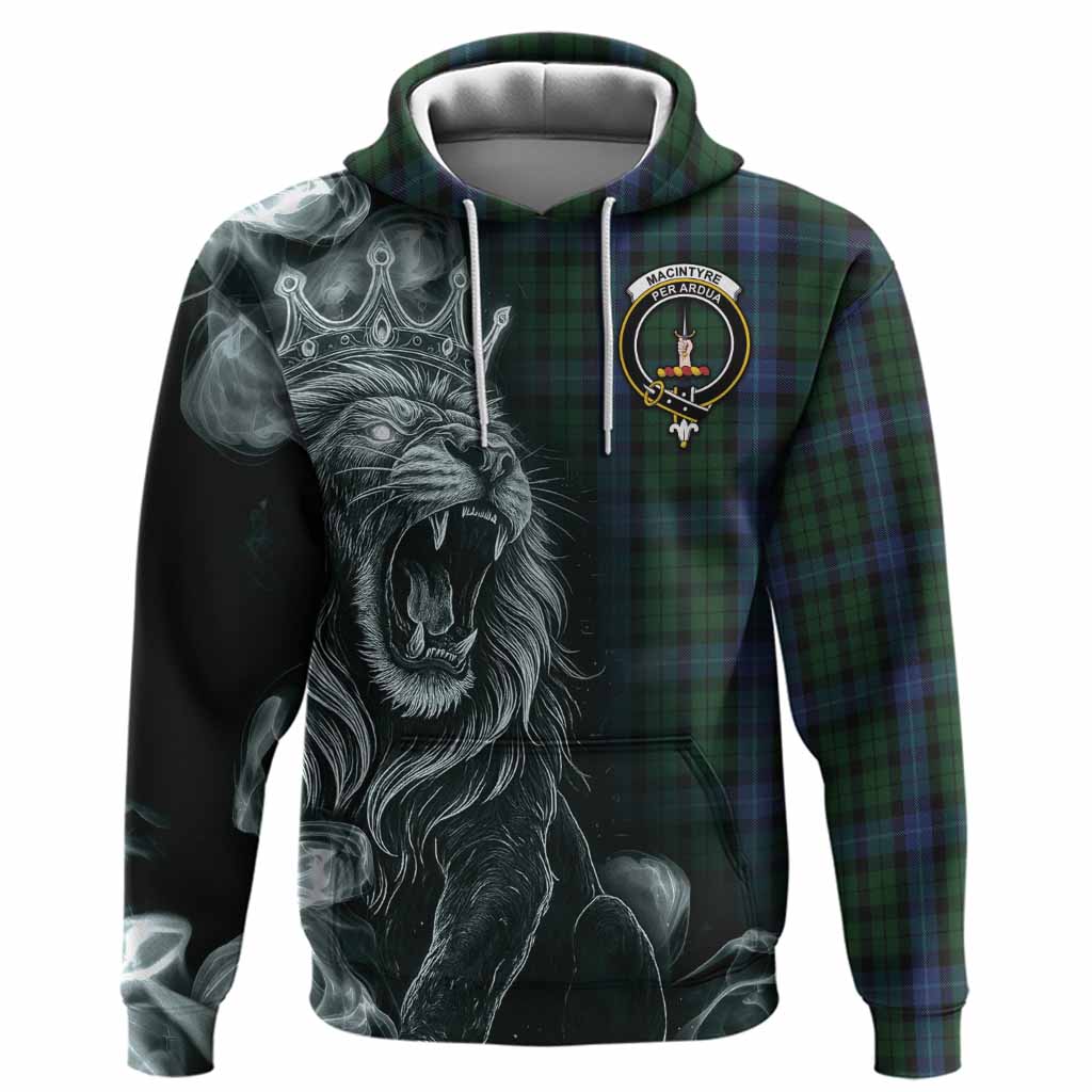 MacIntyre (McIntyre) Tartan Hoodie Roaring Lion Heritage