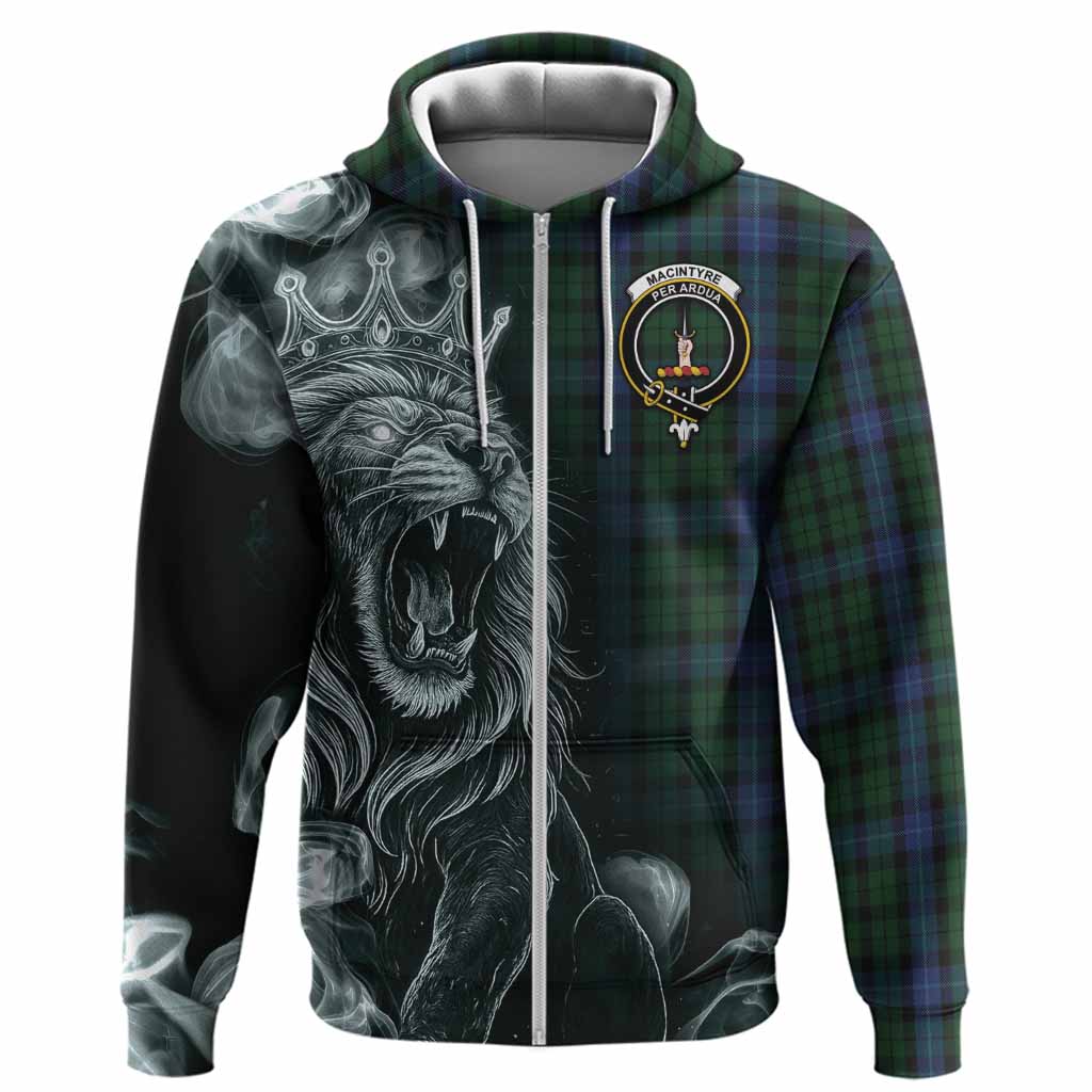 MacIntyre (McIntyre) Tartan Hoodie Roaring Lion Heritage