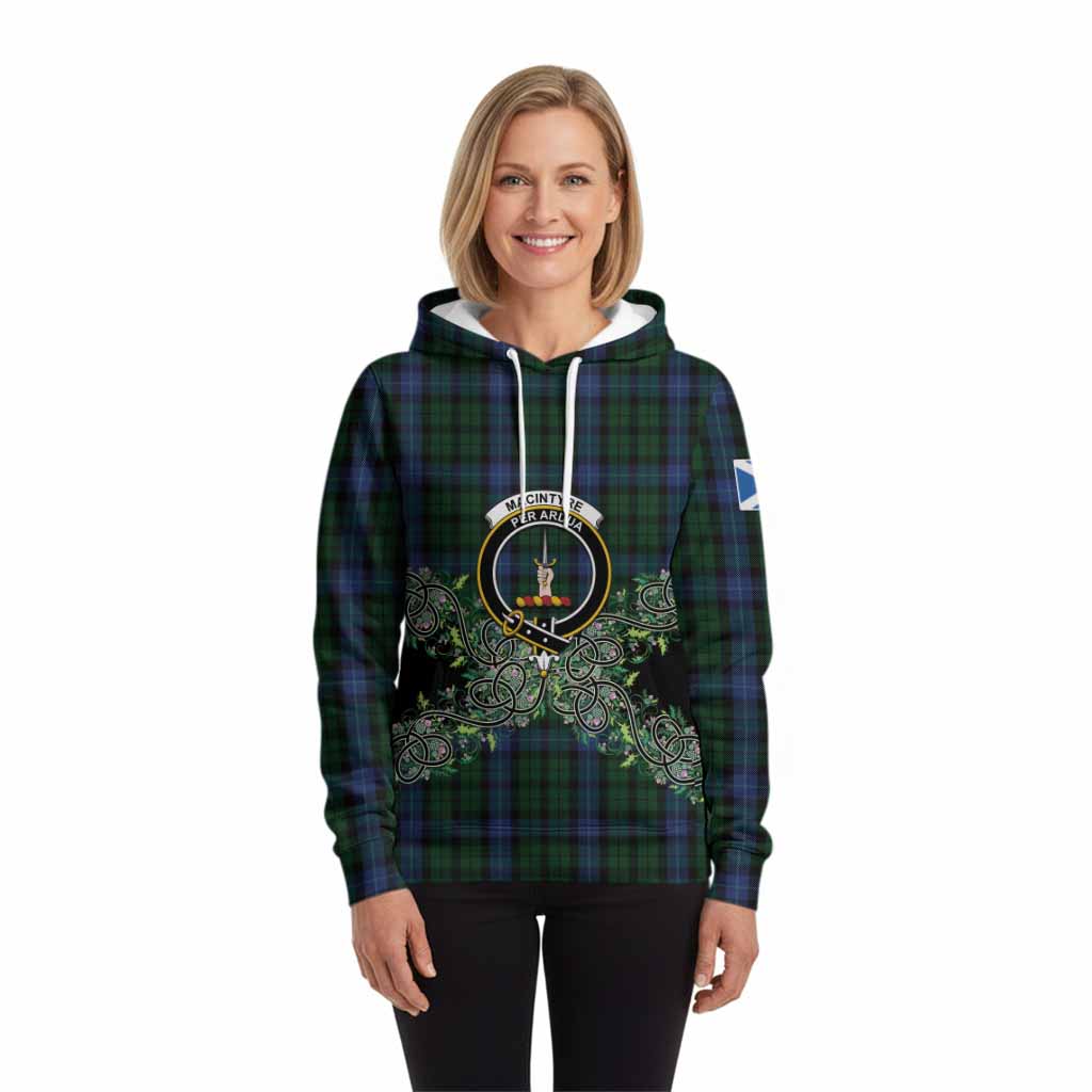 MacIntyre (McIntyre) Tartan Hoodie Thistle Scottish Spirit