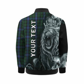 MacIntyre (McIntyre) Tartan Kid Bomber Jacket Roaring Lion Heritage