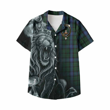 MacIntyre (McIntyre) Tartan Kid Hawaiian Shirt Roaring Lion Heritage