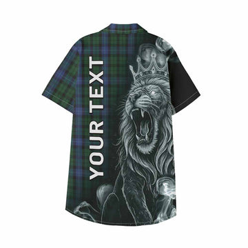 MacIntyre (McIntyre) Tartan Kid Hawaiian Shirt Roaring Lion Heritage