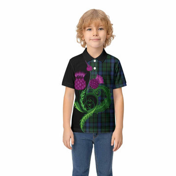 MacIntyre (McIntyre) Tartan Kid Polo Shirt Traditional Scottish Thistle