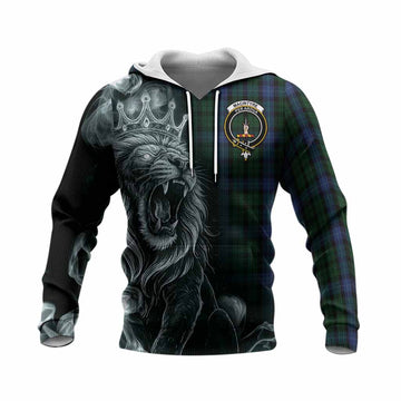 MacIntyre (McIntyre) Tartan Knitted Hoodie Roaring Lion Heritage