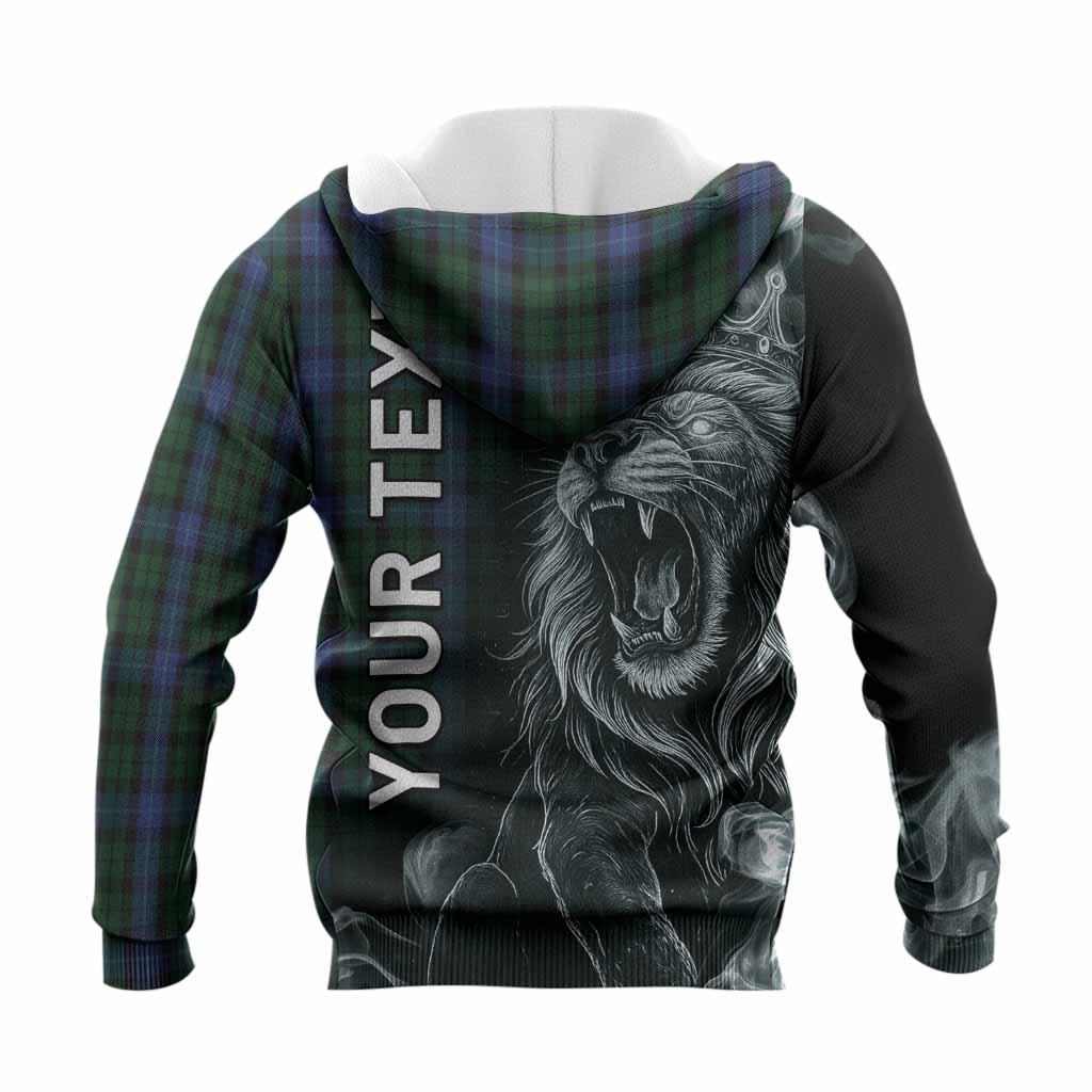 MacIntyre (McIntyre) Tartan Knitted Hoodie Roaring Lion Heritage