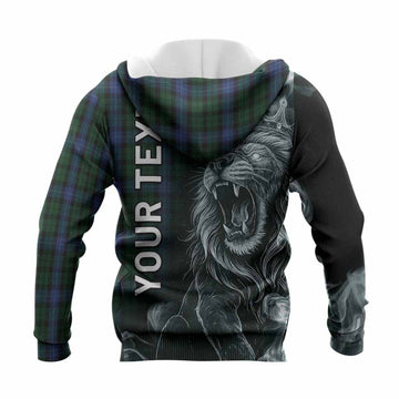 MacIntyre (McIntyre) Tartan Knitted Hoodie Roaring Lion Heritage