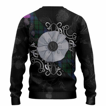 MacIntyre (McIntyre) Tartan Knitted Sweater Jacobite White Rose - Tartan Vibes Clothing