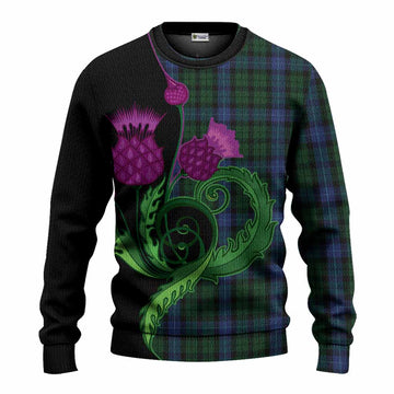 MacIntyre (McIntyre) Tartan Knitted Sweater Traditional Scottish Thistle