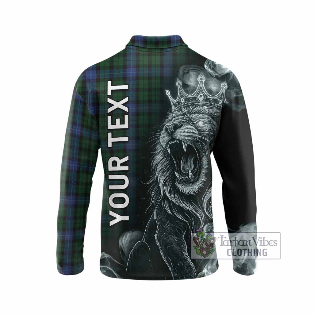MacIntyre (McIntyre) Tartan Long Sleeve Polo Shirt Roaring Lion Heritage