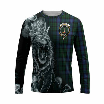 MacIntyre (McIntyre) Tartan Long Sleeve T-Shirt Roaring Lion Heritage