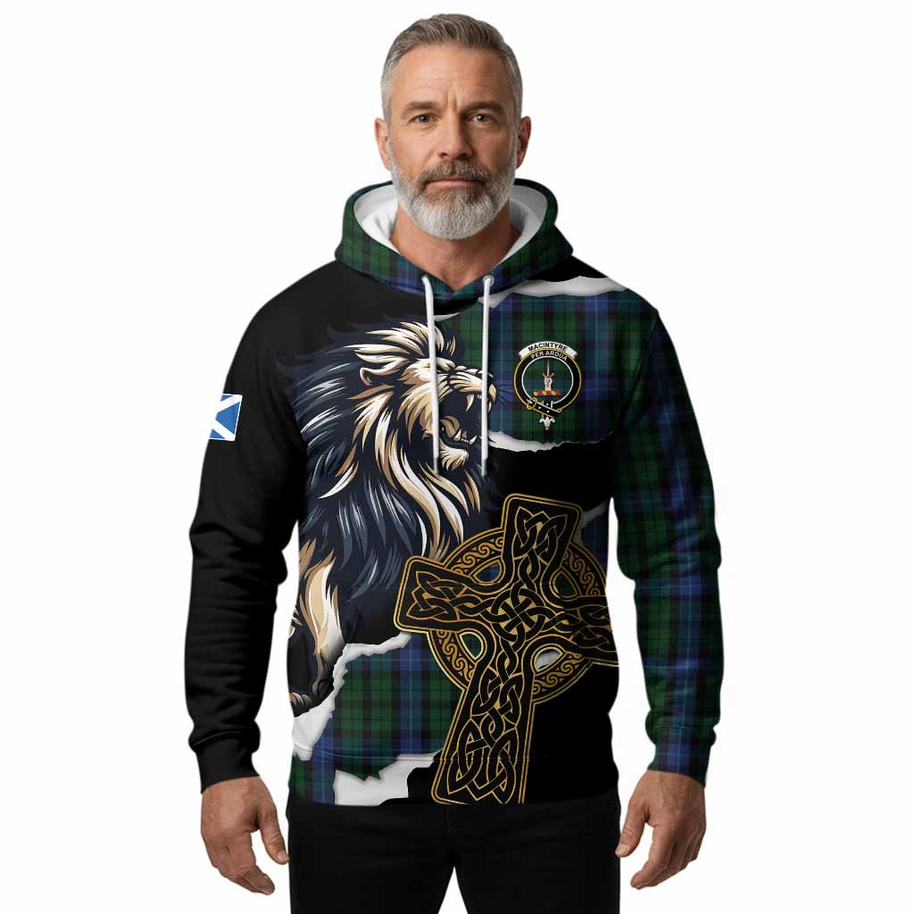 MacIntyre (McIntyre) Tartan Scottish Hoodie Lion Celtic Heritage