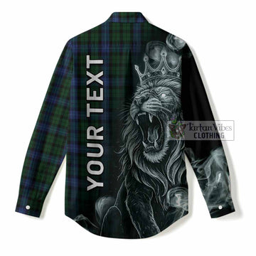 MacIntyre (McIntyre) Tartan Women Casual Shirt Roaring Lion Heritage