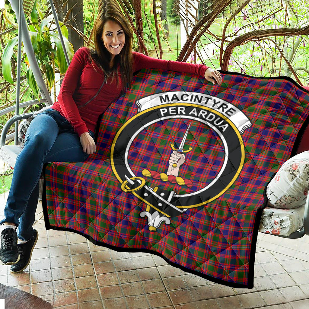 macintyre-modern-tartan-quilt-with-family-crest