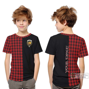 MacIver (McIver) Tartan Kid T-Shirt with Family Crest and Half Of Me Style Youth XL Size14 - Tartanvibesclothing Shop