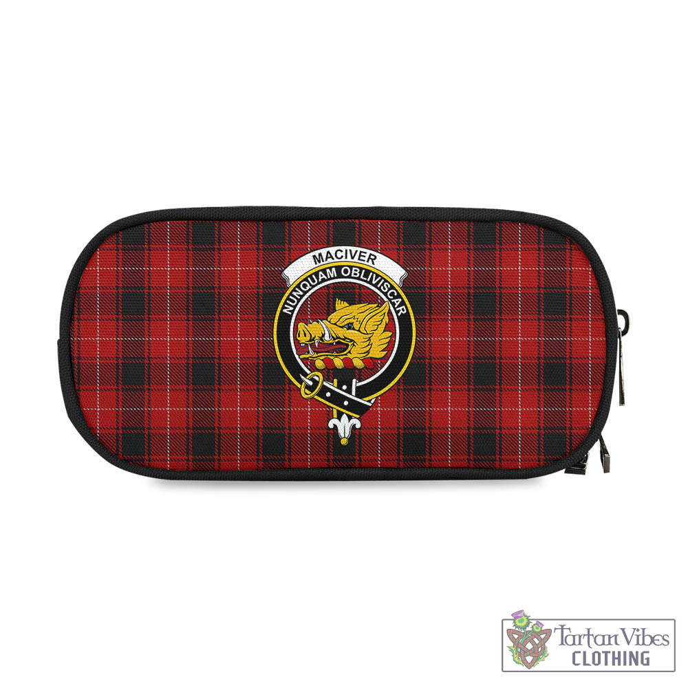 Tartan Vibes Clothing MacIver Tartan Pen and Pencil Case with Family Crest