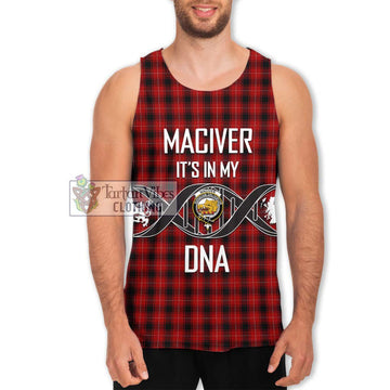 MacIver (McIver) Tartan Men's Tank Top with Family Crest DNA In Me Style Men - Tartanvibesclothing Shop