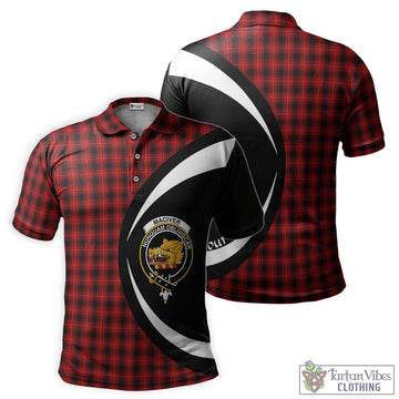 MacIver (McIver) Tartan Men's Polo Shirt with Family Crest Circle Style Kid - Tartan Vibes Clothing