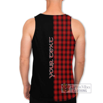 MacIver (McIver) Tartan Men's Tank Top with Family Crest and Half Of Me Style - Tartanvibesclothing Shop