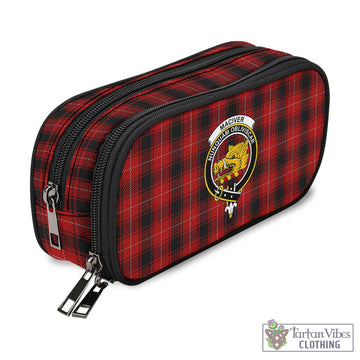 Tartan Vibes Clothing MacIver Tartan Pen and Pencil Case with Family Crest
