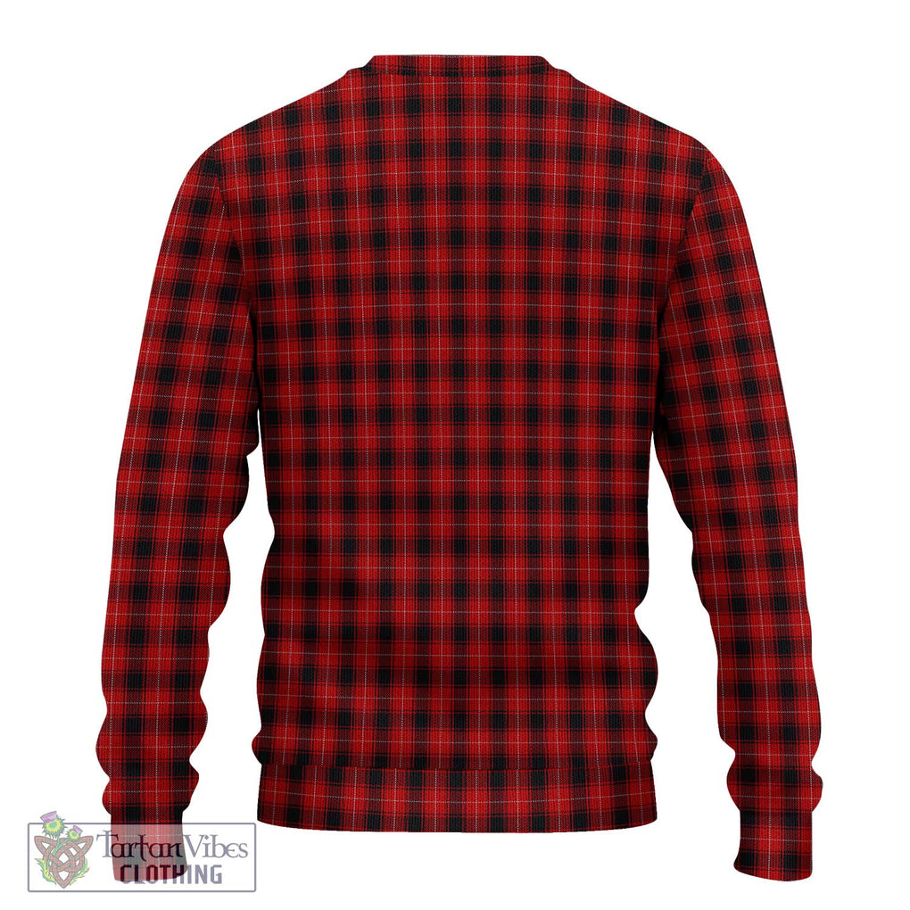 MacIver (McIver) Tartan Knitted Sweater with Family Crest DNA In Me Style - Tartanvibesclothing Shop
