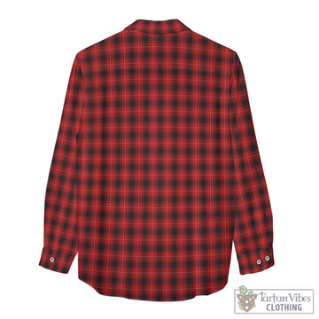 Tartan Vibes Clothing MacIver Tartan Womens Casual Shirt with Family Crest