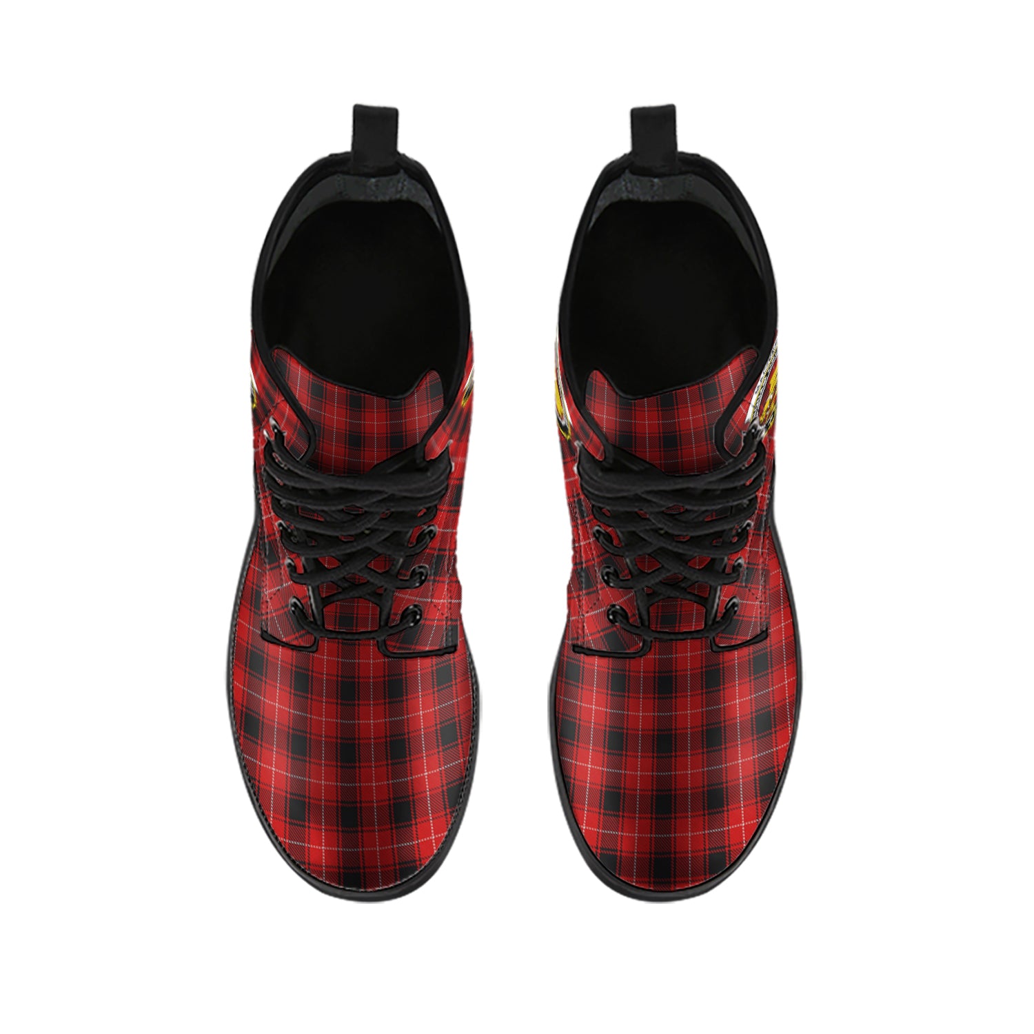 maciver-tartan-leather-boots-with-family-crest