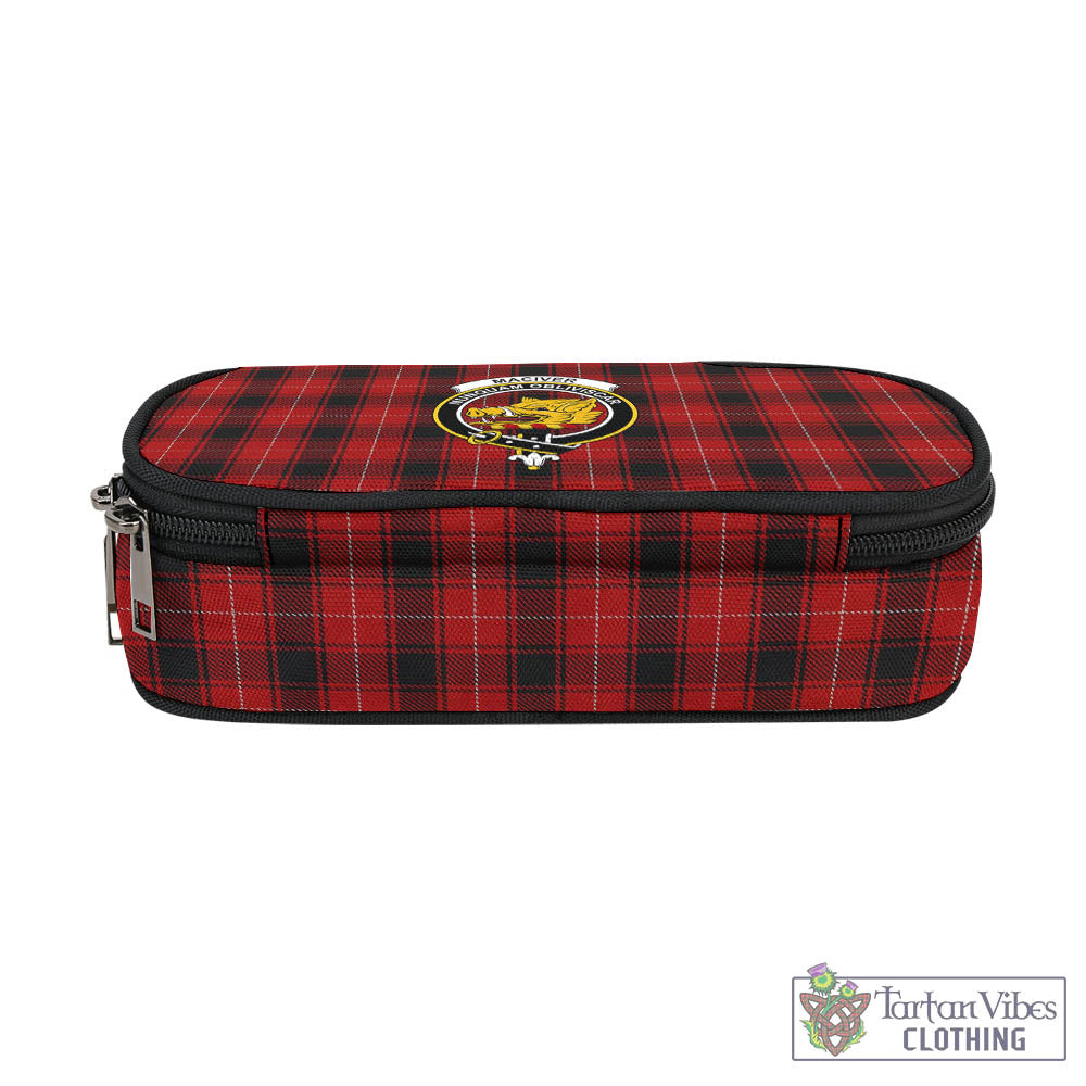 Tartan Vibes Clothing MacIver Tartan Pen and Pencil Case with Family Crest