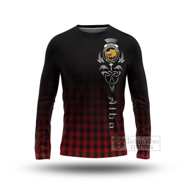 Tartan Vibes Clothing MacIver (McIver) Tartan Long Sleeve T-Shirt Featuring Alba Gu Brath Family Crest Celtic Inspired
