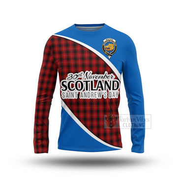 Tartan Vibes Clothing MacIver (McIver) Family Crest Tartan Long Sleeve T-Shirt Celebrate Saint Andrew's Day in Style