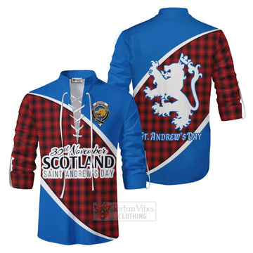 MacIver (McIver) Family Crest Tartan Ghillie Kilt Shirt Celebrate Saint Andrew's Day in Style