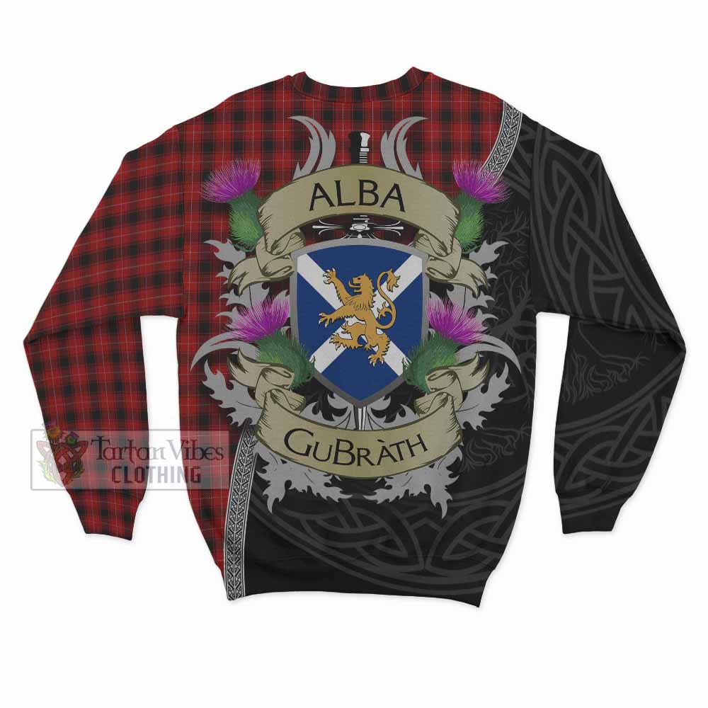 Tartan Vibes Clothing MacIver (McIver) Tartan Family Crest Sweatshirt Lion Rampant Royal Thistle Shield Celtic Inspired