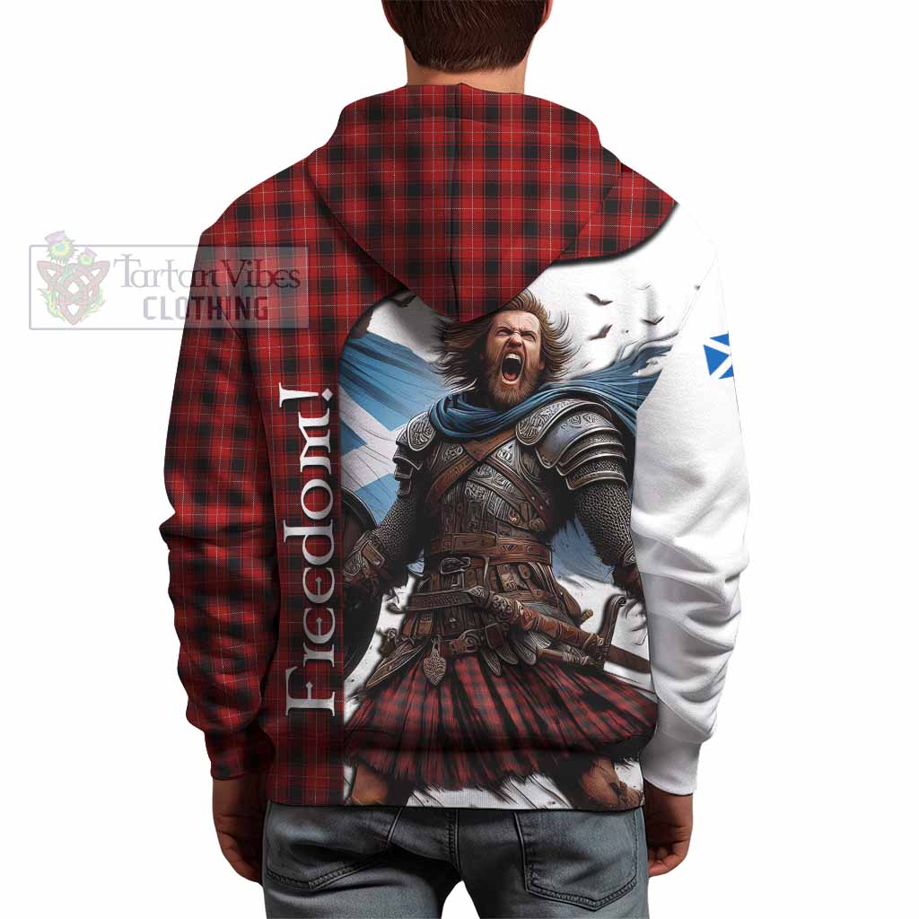 Tartan Vibes Clothing MacIver (McIver) Crest Tartan Hoodie Inspired by the Freedom of Scottish Warrior