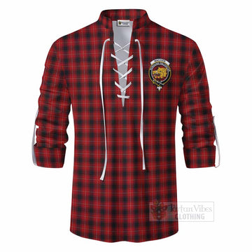 MacIver (McIver) Tartan Ghillie Kilt Shirt with Family Crest DNA In Me Style