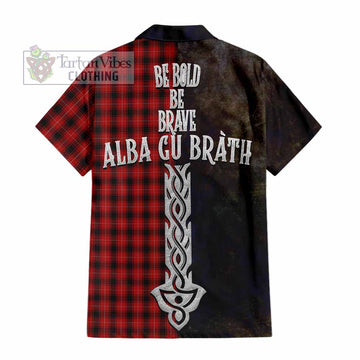 MacIver (McIver) Tartan Family Crest Hawaiian Shirt Alba Gu Brath Be Brave Lion Ancient Style