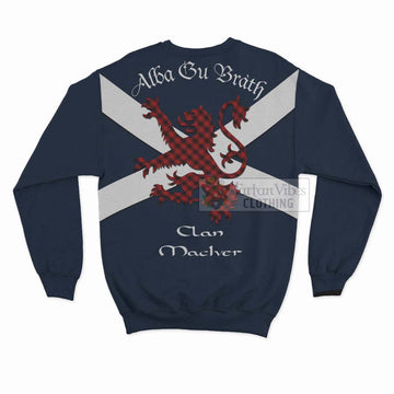 MacIver (McIver) Tartan Lion Rampant Sweatshirt Proudly Display Your Heritage with Alba Gu Brath and Clan Name