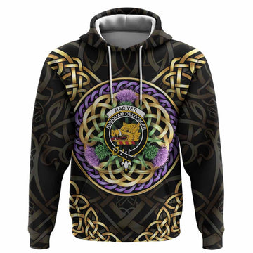 MacIver (McIver) Clan Crest Hoodie Celtic Scottish Thistle
