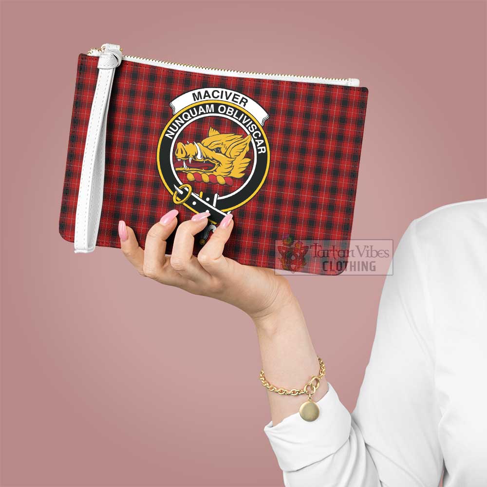 Tartan Vibes Clothing MacIver (McIver) Family Crest Tartan Clutch Bag