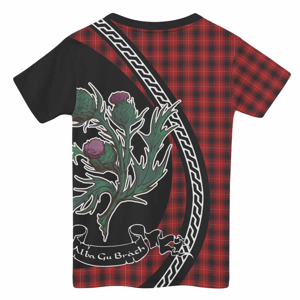 MacIver (McIver) Family Crest Tartan Kid T-shirt Alba Thistle Inspired - Tartan Vibes Clothing