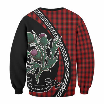 MacIver (McIver) Family Crest Tartan Sweatshirt Alba Thistle Inspired
