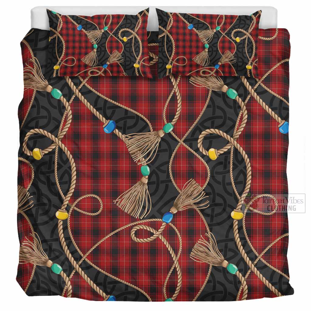 MacIver (McIver) Scottish Tartan Twisted Ropes Stylized Bedding Set UK Bedding Set UK Super King 104*94 inch - Tartan Vibes Clothing